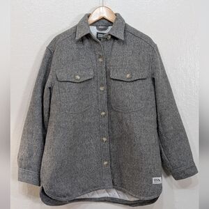 Eddie Bauer Men's Charcoal Shirt Jacket